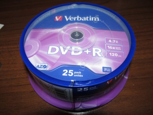 Фото Диск Verbatim DVD+R 4,7GB 16x Spindle Packaging 25шт (43500) від користувача grindcorefan1