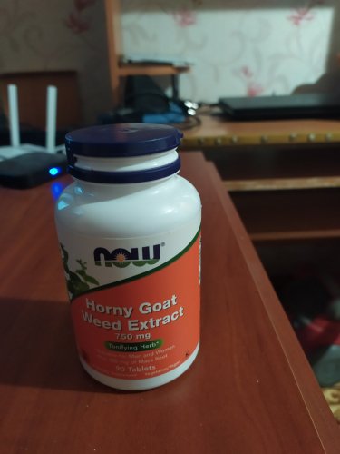 Фото  Now Foods Horny Goat Weed 750 mg 90 tabs (Горянка с макой) від користувача Тайфун