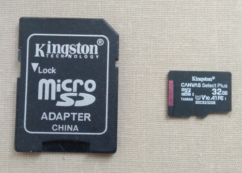 Фото Карта пам'яті Kingston 32 GB microSDHC Class 10 UHS-I Canvas Select Plus + SD Adapter SDCS2/32GB від користувача 