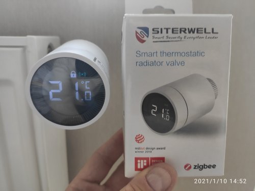 Фото Термостатичний комплект для радіатора опалення SITERWELL Smart Radiator Valves GS361A-H04/TYGWZW-01 від користувача Владимир Степанович