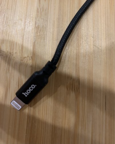 Фото Кабель Lightning Hoco U31 Quick Charging Lightning to USB Type-C Black від користувача Maya