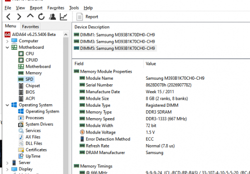 Фото Пам'ять для серверів Samsung 8 GB DDR3 1333 MHz (M393B1K70CH0-CH9) від користувача greatmf