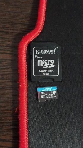 Фото Карта пам'яті Kingston 64 GB microSDXC class 10 UHS-I U3 Canvas Go! Plus + SD Adapter SDCG3/64GB від користувача dr_ula