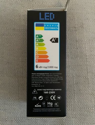 Фото Світлодіодна лампа LED FERON LED Optima Ecoline C37 матовая 4 Вт E14 230 В тепло-белый LB-537 від користувача Mexanik