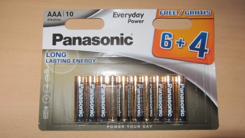 Фото Батарейка Panasonic AAA bat Alkaline 10шт Alkaline Power (LR03REE/10B4F) від користувача yxxx