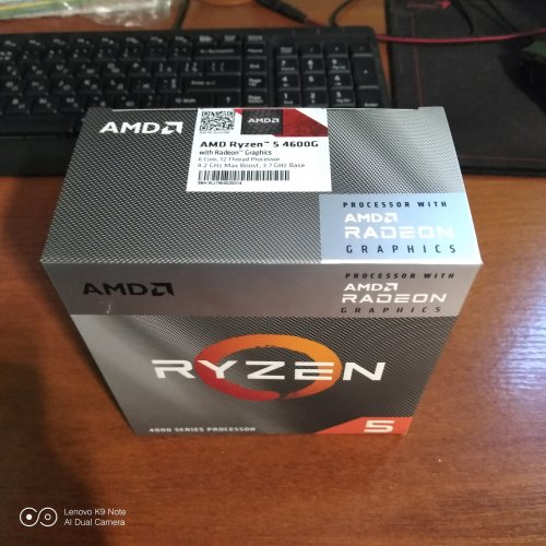 Фото Процесор AMD Ryzen 5 4600G (100-100000147BOX) від користувача schwabra