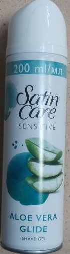 Фото  Gillette Гель для бритья женский  Satin Care Sensitive Skin, 200 мл (3014260223007) від користувача jozefin L