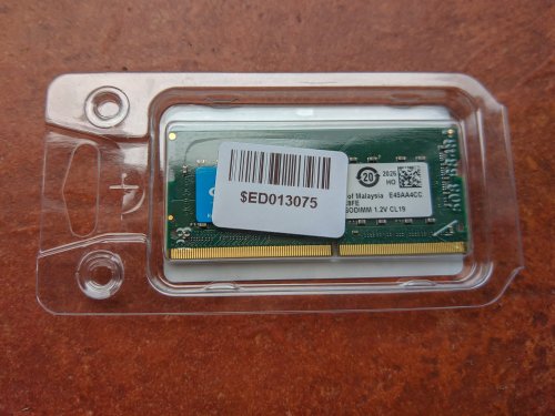 Фото Пам'ять для ноутбуків Crucial 8 GB SO-DIMM DDR4 2666 MHz (CT8G4SFRA266) від користувача Total