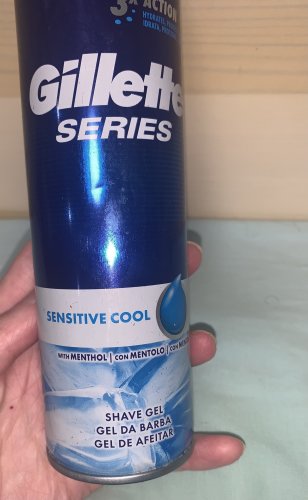 Фото  Gillette Гель для бритья  Series Sensitive Cool с ментолом 200 мл 7702018457847 від користувача Sveta65