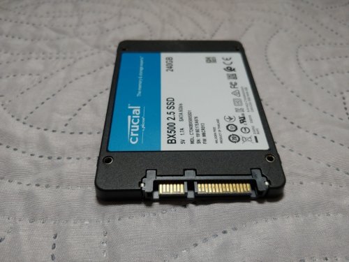 Фото SSD накопичувач Crucial BX500 240 GB (CT240BX500SSD1) від користувача Григорій Піртахія