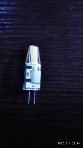 Фото Світлодіодна лампа LED Hopfen LED 2,5 Вт капсульная прозрачная G4 12 В 2800 К (6949677358752) від користувача uncle joseph