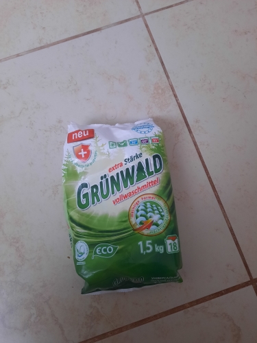 Фото Пральний порошок Grunwald Порошок для прання  Гірська свіжість 1,5 кг (4260700180303) від користувача 4521