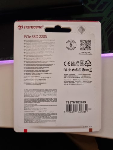 Фото SSD накопичувач Transcend NVMe SSD 220S 2 TB (TS2TMTE220S) від користувача Avshkabura