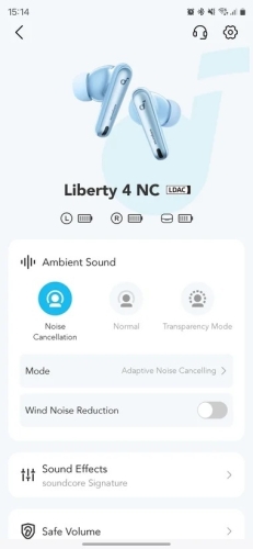 Фото Навушники TWS Anker SoundCore Liberty 4 NC Navy Blue (A3947G31) від користувача Dragon_Variation