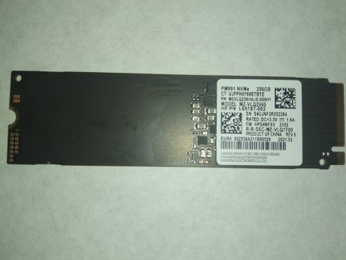 Фото SSD накопичувач Samsung PM991 256 GB (MZVLQ256HAJD) від користувача Alex Berton