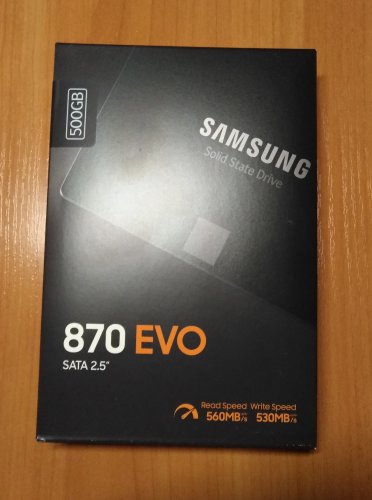 Фото SSD накопичувач Samsung 870 EVO 500 GB (MZ-77E500BW) від користувача 