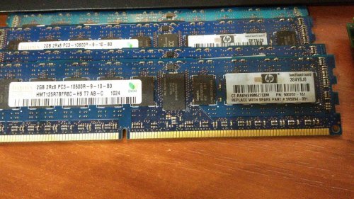 Фото для серверів IBM 2 GB DDR3 1333 MHz (44T1487) від користувача greatmf