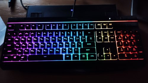 Фото Клавіатура HyperX Alloy Core RGB Gaming Keyboard USB Black (HX-KB5ME2-RU, 4P4F5AX) від користувача ДиЕго
