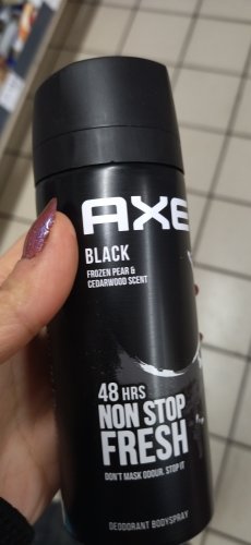Фото  Axe Black дезодорант у формі спрею для чоловіків 150 мл від користувача Катруся