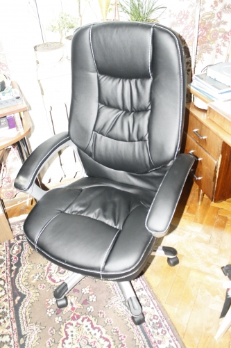 Фото Офісне крісло для керівника АКЛАС Синай PL TILT черный (00036) від користувача 