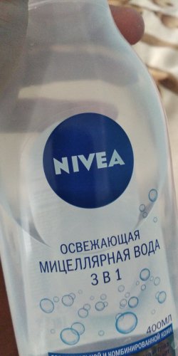 Фото міцелярна вода Nivea Мицеллярная вода  Освежающая 400мл (4005900554079) від користувача Максим Яблонський