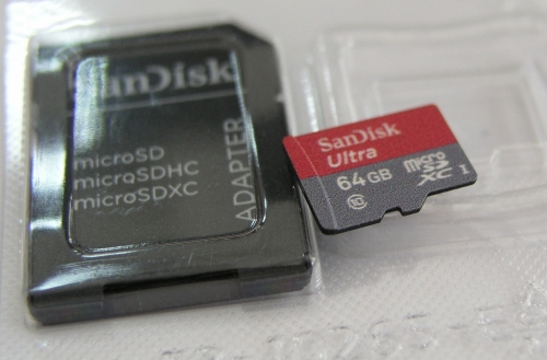 Фото Карта пам'яті SanDisk 64 GB microSDXC UHS-I Ultra + SD Adapter SDSQUNB-064G-GN3MA від користувача Bleem