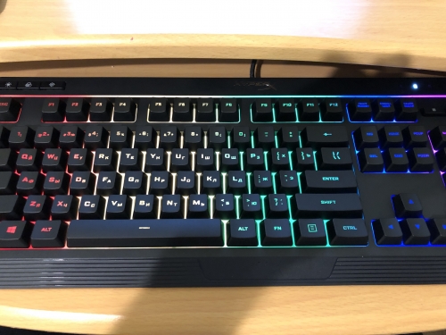 Фото Клавіатура HyperX Alloy Core RGB Gaming Keyboard USB Black (HX-KB5ME2-RU, 4P4F5AX) від користувача barmaleikin