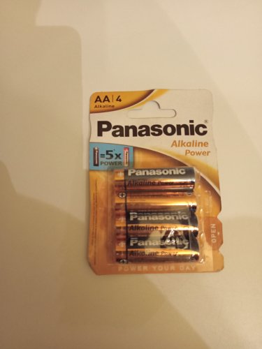 Фото Батарейка Panasonic AA bat Alkaline 4шт Alkaline Power (LR6REB/4BP) від користувача Romero