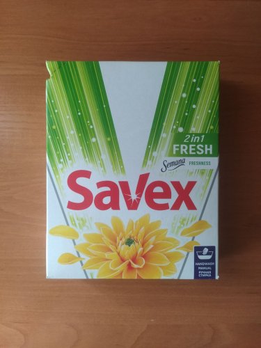 Фото Пральний порошок Savex Exo ручной 2в1 Fresh 400 г (3800024021695) від користувача Gouster