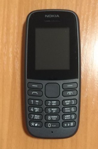 Фото Мобільний телефон Nokia 105 Dual Sim 2019 Black (16KIGB01A01) від користувача 