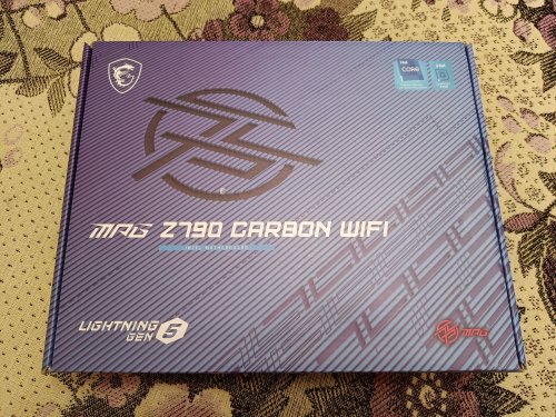 Фото Материнська плата MSI MPG Z790 CARBON WIFI від користувача Денис Скакун