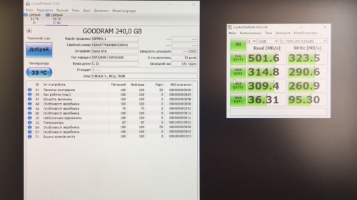 Фото SSD накопичувач GOODRAM SSD IRDM 240 GB (IR-SSDPR-S25A-240) від користувача B-mik