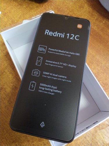 Фото Смартфон Xiaomi Redmi 12C 3/64GB Graphite Gray від користувача Денис