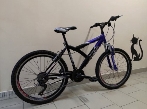 Фото Велосипед міський Ardis Striker CTB 24" / рама 17" черный/синий від користувача Inna2