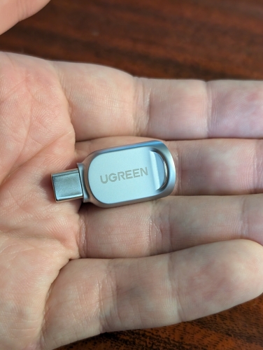 Фото Кардридер UGREEN CM331 USB Type-C to TF Card Reader Gold (80124) від користувача Dmitriy Bortnik