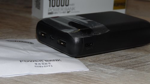Фото Зовнішній акумулятор (павербанк) Dudao 10000mAh Portable mini Black (6973687243562) від користувача Михайло Козак