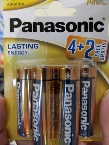Фото Батарейка Panasonic AA bat Alkaline 4шт Alkaline Power (LR6REB/4BP) від користувача grindcorefan1