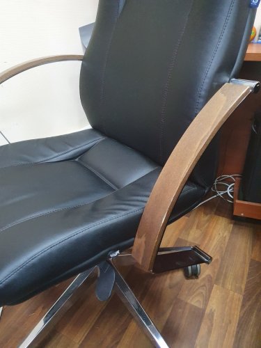 Фото Офісне крісло для керівника Новый Стиль King steel Anyfix AL35 від користувача Виталий