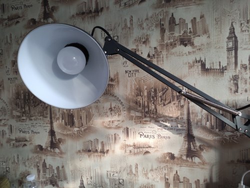 Фото Офісна настільна лампа IKEA TERTIAL темно-сірий (503.553.95) від користувача Belgrieve
