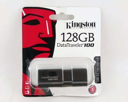 Фото Флешка Kingston 128 GB DT100 G3 Black (DT100G3/128GB) від користувача grindcorefan1