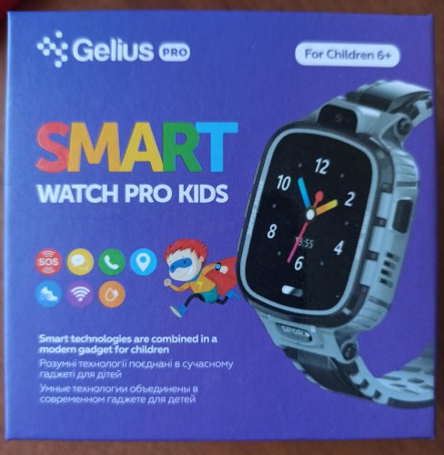 Фото Дитячий розумний годинник Gelius Pro GP-PK001 Kid Black-Silver від користувача Ksenia2023
