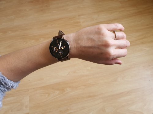 Фото Смарт-годинник Samsung Galaxy Watch Active 2 40mm Silver Stainless steel (SM-R830NSSA) від користувача Helena Salo
