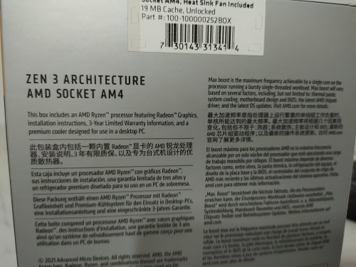 Фото Процесор AMD Ryzen 5 5600G (100-100000252BOX) від користувача 888vital888