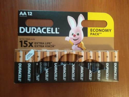 Фото Батарейка Duracell AA bat Alkaline 12шт Basic 81551275 від користувача lordep