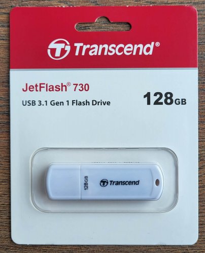 Фото Флешка Transcend 128 GB JetFlash 730 TS128GJF730 від користувача 339