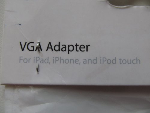 Фото Адаптер для планшетів Apple Dock Connector to VGA для iPad (MC552) від користувача grindcorefan1