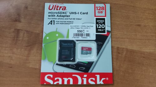 Фото Карта пам'яті SanDisk 128 GB microSDXC UHS-I Ultra A1 SDSQUA4-128G-GN6MN від користувача do.you.watch.ko