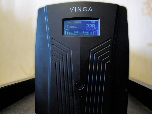 ИБП Vinga LCD 1200VA plastic case (VPC-1200P)