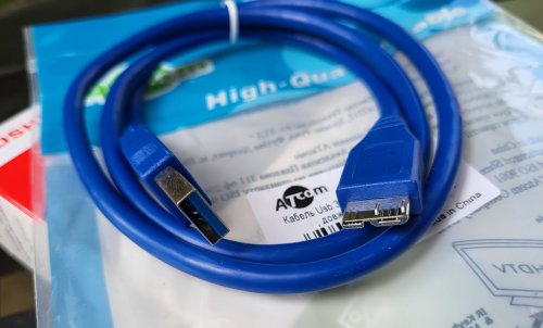 Фото Кабель USB Micro-B ATcom USB3.0 AM/Micro-BM 0.8m (12825) від користувача 339