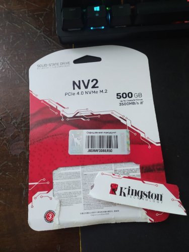 Фото SSD накопичувач Kingston NV2 500 GB (SNV2S/500G) від користувача Ihor Chupryna